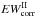 \hbox{$EW_{\mathrm{corr}}^{\rm II}$}