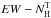 \hbox{$EW-N_{\rm H}^{\rm T}$}