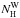 \hbox{$N_{\rm H}^{\rm W}$}
