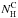 \hbox{$N_{\rm H}^{\rm C}$}