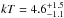 \hbox{$kT = 4.6_{-1.1}^{+1.5}$}