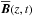 \hbox{$\meanBB(z,t)$}
