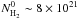 \hbox{$N_{\rm H_2}^0\sim 8\times 10^{21}$}