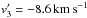 \hbox{${v}_3^\prime=-8.6\,{\rm km~s}^{-1}$}