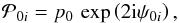 \appendix \setcounter{section}{1} \begin{equation} \label{intrinsic_pol_reg} \mathcal{P}_{0 i} = p_0 \, \exp\left({2 \imath \psi_{0 i}}\right), \end{equation}