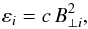 \appendix \setcounter{section}{1} \begin{equation} \label{reg_scaling} \varepsilon_i = c \, B^2_{\perp i}, \end{equation}