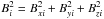 \hbox{$B^2_i = B^2_{xi} + B^2_{yi} + B^2_{zi}$}