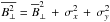 \hbox{$\overline{B^2_\perp} = \overline B^2_\perp \, + \, \sigma^2_x \, + \, \sigma^2_y $}
