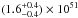 \hbox{$(1.6 ^{+0.4}_{-0.4}) \times 10^{51}$}
