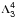 \hbox{$\Lambda^{\sf 4}_{\sf 3}$}