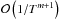 \hbox{$\Mc{O}\left(1/T^{m+1}\right)$}