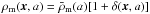 \hbox{$\rho_{\rm m}({\vec x},a) = \bar {\rho}_{\rm m}(a)[1+\delta({\vec x},a)]$}