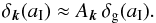 \begin{eqnarray} \delta_{\vec k}(a_{\rm I}) \approx A_{\vec k}\, \delta_{\rm g} (a_{\rm I}). \end{eqnarray}