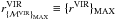 \hbox{$r_{\{{\cal M}^{\rm VIR}\}_{\rm MAX}}^{\rm VIR}\equiv \{r^{\rm VIR}\}_{\rm MAX}$}