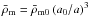 \hbox{$\bar\rho_{\rm m}=\bar\rho_{\rm m0}\,(a_0/a)^{3}$}