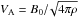\hbox{$V_{\rm A}=B_0/\!\sqrt{4\pi\rho}$}
