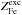 \hbox{$Z_{\rm Fe}^{\rm exc}$}