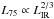 \hbox{$L_{75}\propto L_{\mathrm{IR}}^{2/3}$}