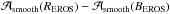 Mathematical equation: \hbox{$\AbSmooth(\EROSR) - \AbSmooth(\EROSB)$}