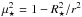 Mathematical equation: \hbox{$\mu_\star^2 = 1-R_\star^2/r^2$}