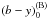 Mathematical equation: \hbox{$(b-y)_0^{\rm (B)}$}
