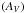 Mathematical equation: \hbox{$\left(A_V\right)$}