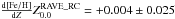 Mathematical equation: \hbox{$\frac{{\rm d [Fe/H]}}{{\rm d} Z} \mbox{\RCa}=+0.004\pm0.025$}