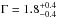 Mathematical equation: \hbox{$\Gamma=1.8_{-0.4}^{+0.4}$}