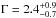 Mathematical equation: \hbox{$\Gamma=2.4_{-0.7}^{+0.9}$}