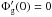 Mathematical equation: \hbox{$\Phi_{\rm g}' (0)=0$}