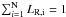 Mathematical equation: \hbox{$\sum^{\rm N}_{i=1}L_{\rm R, i} = 1$}