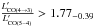 Mathematical equation: \hbox{$\frac{L'_{\rm CO(4\to3)}}{L'_{\rm CO(5-4)}}>1.77_{-0.39}$}