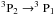 Mathematical equation: \hbox{$^3{\rm P}_2\to^3{\rm P}_1$}