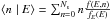 Mathematical equation: \hbox{$\left\langle n\mid E\right\rangle =\sum_{n=0}^{N_{\rm s}}n\frac{f(E,n)}{f_{E}(E)}$}