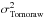 Mathematical equation: \hbox{$\sigma^2_{\rm Tomoraw}$}