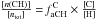 Mathematical equation: \hbox{$\rm \frac{[{\it n}(CH)]}{[{\it n}_{tot}]} = {\it f}^C_{aCH} \times \frac{[C]}{[H]}$}