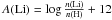 Mathematical equation: \hbox{$\ALi=\log \frac{n(\mathrm{Li})}{n(\mathrm{H})}+12$}