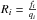 \hbox{$R_i=\frac{f_i}{q_i}$}