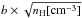 Mathematical equation: \hbox{$b \times \sqrt{n_{\rm H}[{\rm cm}^{-3}]}$}