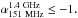 Mathematical equation: \hbox{${\alpha}^{\rm 1.4~GHz}_{\rm 151~MHz} \leq -1.$}