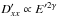 Mathematical equation: \hbox{$D'_{xx} \propto E'^{2 \gamma}$}