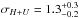 Mathematical equation: \hbox{$\sigma_{H+U}=1.3^{+0.3}_{-0.2}$}