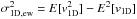 Mathematical equation: \hbox{$\sigma^2_{\rm 1D,ew}=E[v^2_{\rm 1D}]-E^2[v_{\rm 1D}]$}