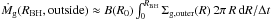 Mathematical equation: \hbox{$\dot M_{\rm g}(R_{\rm BH},{\rm outside})\approx B(R_0)\int_0^{R_{\rm BH}}\Sigma_{\rm g,outer}(R)\,2\pi\,R\,{\rm d}R/\Delta t$}