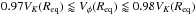 Mathematical equation: \hbox{$0.97 V_K(R_{{\rm eq}})\lessapprox V_{\phi}(R_{{\rm eq}})\lessapprox 0.98 V_K(R_{{\rm eq}})$}
