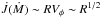 Mathematical equation: \hbox{$\dot{J}(\dot{M})\sim RV_{\phi}\sim R^{1/2}$}