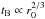 Mathematical equation: \hbox{$t_{\rm B} \propto r_0^{2/3}$}