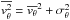 \hbox{$\overline{v_\theta^2}=\overline{v_\theta}^2+\sigma_\theta^2$}
