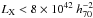 \hbox{$L_{\rm X} < 8 \times 10^{42}~ h_{70}^{-2}$}