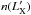\hbox{$n(L'_{\rm X})$}